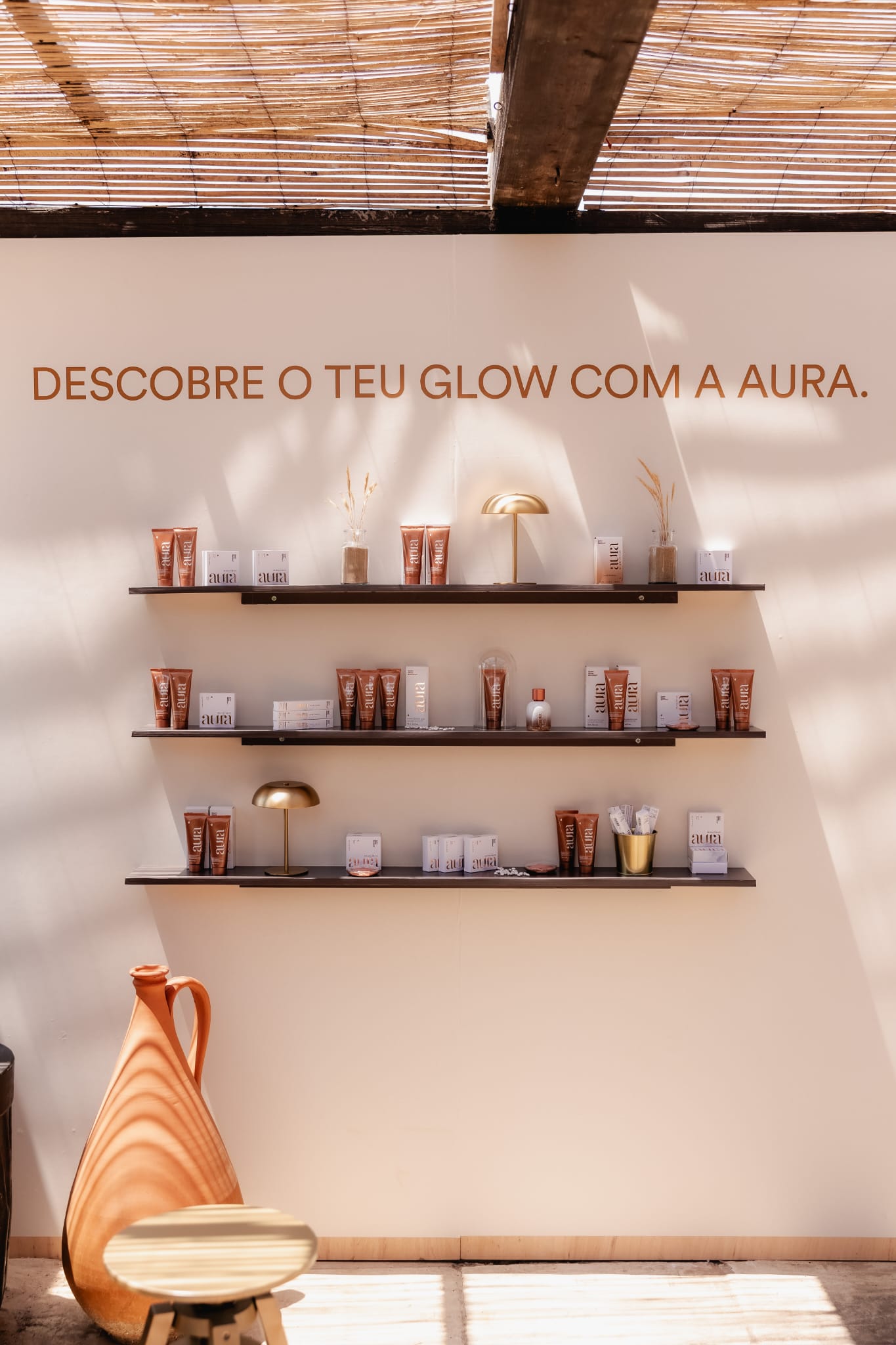 Aura — Parede de Produtos