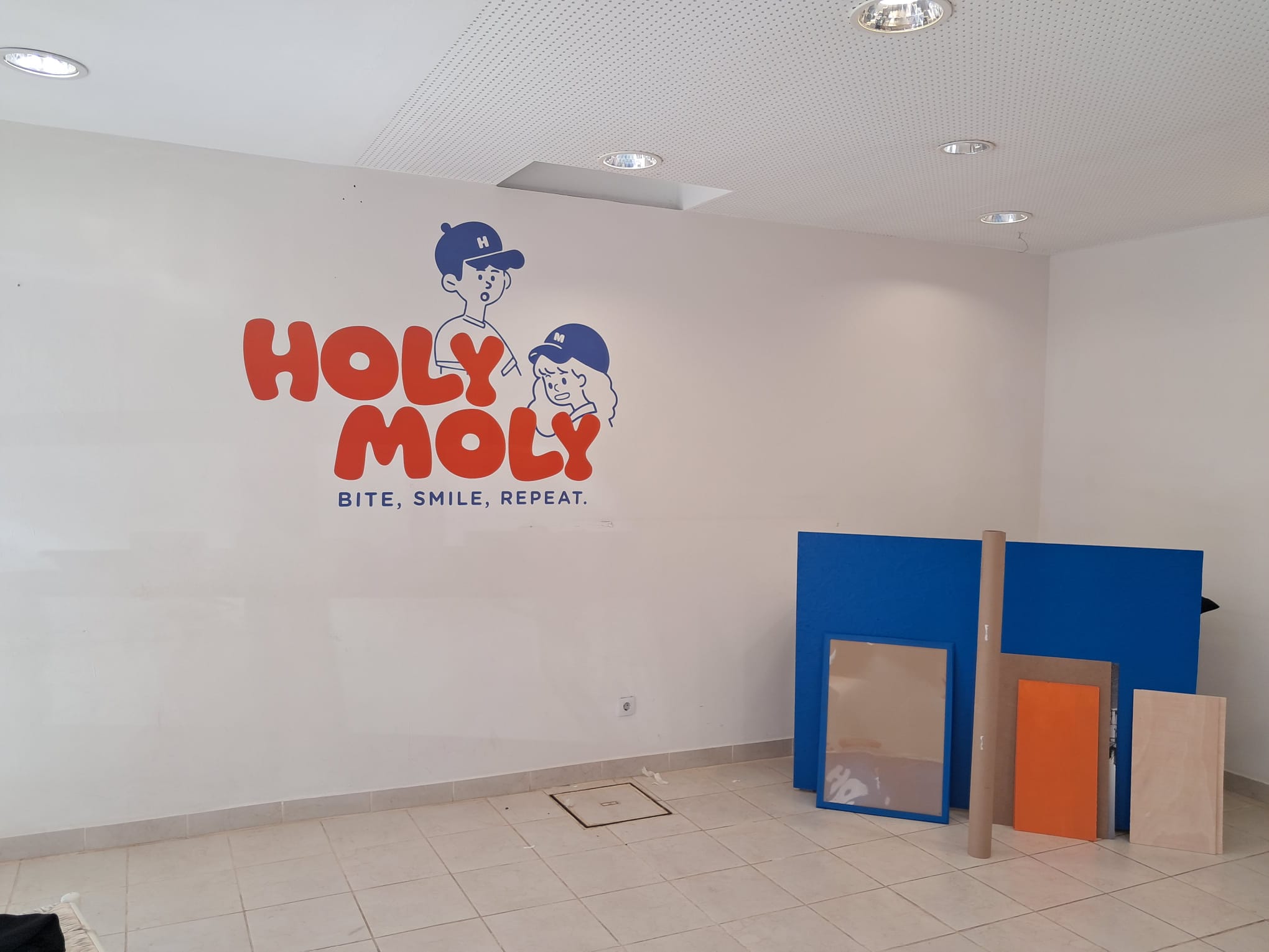 Holy Moly — Vinil em Parede
